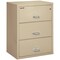 Fireking 25-3/16" W 3 Drawer Fire-Resistant Lateral File Cabinet, Parchment, Letter/Legal 3-3122-CPA - alternate 1