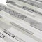 Apollo Tile Artisana 12x12 in. White Silver Polished, Textured, Foiled Stone Linear Stack Mosaic Tile, 5PK APLBST8801A - alternate 7
