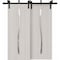 Sartodoors Sliding Closet Barn Bypass Doors 84 x 80 inches, BASIC 3002 Ash Franko, Modern 8ft Rails Hardware BASIC3002BBB-YAFR-84 - alternate 1