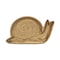 Homeroots 7in Antiqued Gold Cast Iron Snail Trinket Tray 634799 - alternate 7