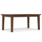 Homeroots 66" Walnut Wood Dining Table 640726 - alternate 1