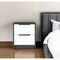 Homeroots 19" Wood Two Drawer Nightstand 477899 - alternate 4
