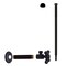 Westbrass Supply Kit, 1/2" IPS x 3/8" OD x 12" Corrugated in Matte Black D103K12X-62 - alternate 1