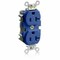 Leviton Straight Blade Receptacle, 5-20R, 20 A, 125V AC, Flush Mount, Self-Grounded M5362-SB - alternate 1