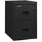 Fireking 2 Drawer, 1 Hr Fire & impact rated, 22" depth, Ltr/Lgl Black 2R1822-CBL - alternate 1
