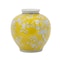 Homeroots 9" Yellow And White Chinoiserie Floral Porcelain Table Vase 574266 - alternate 7