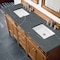 James Martin Vanities Brittany 72'' D Vanity, Saddle Brown w/ Parisien Bleu Silestone Top w/FreePower Wireless Charger 650-V72-SBR-FPBL - alternate 8