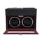 Homeroots 7" Black PU, Heavy Duty Plastic, Carbon Fibreand Entertainment Organizer 486177 - alternate 5