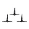 Homeroots Set of Three Black Resin Diving Man Hanging Dimensional Sculpture, 3PK 332359 - alternate 4