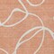 Homeroots 3' X 5' Salmon And Ivory Abstract Washable Indoor Outdoor Area Rug 597517 - alternate 6
