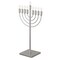 Vintiquewise Silver Finish Modern Contemporary Hanukkah Menorah with Remote Control for Home, Office, or QI004694.SL - alternate 7