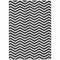 Homeroots 5' X 8' Black And Ivory Chevron Washable Indoor Outdoor Area Rug 595296 - alternate 5
