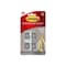 Command Small Hook, 0.5 lb, 4-Hook, Metal, Gray, Stainless Steel, 4PK 17031SS-4ES - alternate 11