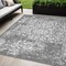 Homeroots 5' X 8' Gray Machine Braided Distressed Area Rug With UV Protection 555579 - alternate 1