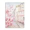 Homeroots Pretty Pastel Pink Paris Street Unframed Print Wall Art 399109 - alternate 4