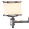 Vaxcel Carlisle 3 Light Chrome Bathroom Vanity Fixture CR-VLU003CH - alternate 4