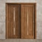 Sartodoors Sliding Closet Bypass Doors 84 x 80 inches, Ego 5014 Cognac Oak Veneer, Rails Hardware Set, Wood EGO5014DBD-DKO-84 - alternate 5