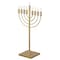 Vintiquewise Gold Finish Modern Contemporary Hanukkah Menorah with Remote Control for Home, Office, or QI004694.GD - alternate 6