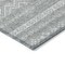 Homeroots 3' X 5' Gray And Silver Southwestern Washable Indoor Outdoor Area Rug 587536 - alternate 8