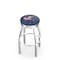 Holland Bar Stool Co 25" Chrome Columbus Blue Jackets Swivel Bar Stool, Accent Ring L8C3C25ColBlu - alternate 1