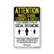Signmission PSA, Middles School Students And Guests Social Distancing, 18in X 12in Decal, OS-NS-D-1218-25390 OS-NS-D-1218-25390 - alternate 1