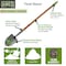 Ames Round Point Shovel, Tempered Steel, Hardwood Handle, Cushion Grip 2916100 - alternate 4