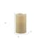 Homeroots 5" Ivory Flameless Pillar Candle 485143 - alternate 3