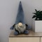 Homeroots 18" Slate Blue And Gray Fabric Standing Gnome Sculpture 483537 - alternate 4