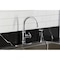 Kingston Brass Single-Handle Kitchen Faucet, Polished Chrome KSD2431RNK - alternate 5