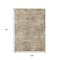 Homeroots 9' X 12' Taupe And Beige Abstract Washable Indoor Outdoor Area Rug 630553 - alternate 4