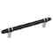 Amerock London 6-5/16 in 160 mm Center-to-Center Black Bronze/Polished Chrome Cabinet Pull BP36650BBR26 - alternate 1