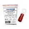Kable Kontrol Copper and Nylon Butted Seam Ring Terminal, 22-18 AWG, Stud Size # 6, Red, 100 Pcs, 100PK RTNY-2218-6-RD - alternate 1