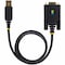 Startech.Com 10FT 3M USB TO NULL MODEM SERIAL ADAPTER CABLE, COM RETENTION, FTDI, USB-A TO DB9 RS232,  1P10FFCN-USB-SERIAL - alternate 7