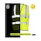 Northmon Safety High Vis Short Sleeve Solid Safety Vest - ANSI Class 2 - 2XL/3XL NM-SV-101-YW-2XL/3XL - alternate 4