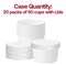 Smarty Had A Party 12 oz Squat Paper Soup Cups with Paper Lids, 1000PK 612PLCS-CASE - alternate 5
