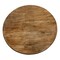Homeroots 60" Natural Rounded Solid Wood Pedestal Base Dining Table 563907 - alternate 10