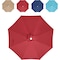Simple Deluxe 9' Patio Umbrella Replacement Canopy Outdoor Table Market Yard Umbrella Replacement Top Cover with LGBRLACANOPY9RED - alternate 1