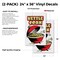 Signmission Kettle Corn, Vinyl Decals Only 24 Inch x 36 Inch, Vinyl Decal, 2PK DSB-2436-2PACK-Kettle Corn - alternate 2