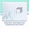 Flipside 9" x 12" XY Axis, Two-Sided, Dry Erase Learning Mat - 24 Pack 11201 - alternate 9