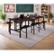 Regency Endure Standing Height Table & Chair Set with 8 Pull-Out Stools, Walnut Top, Walnut Wood Seats 9008-WLT-WLT - alternate 8