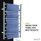 Anzzi Crete 10-Bar Stainless Steel Wall Mounted Towel Warmer Rack with Polished Chrome Finish TW-WM104CH - alternate 6