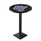 Holland Bar Stool Co 42" Blk Wrinkle Grand Valley State Pub Table, 36" dia. Top L217B4236GVStUn - alternate 1