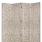 Homeroots 84" Silver Wood Folding Four Panel Screen Room Divider 274901 - alternate 2