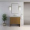 James Martin Vanities Hudson 36" Single Vanity, Honey Oak w/ 3 CM Victorian Silver Silestone Top 435-V36-HNO-3VSL - alternate 6