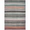 Homeroots 5' X 8' Pale Aqua Copper And Taupe Striped Washable Indoor Outdoor Area Rug 618263 - alternate 6