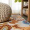 Jonathan Y Gordes Paisley High-Low Orange/Multi 2 ft. x 8 ft. Indoor/Outdoor Runner Rug AMC103B-28 - alternate 6