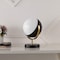 Jonathan Y Orion 12" Modern Contemporary Adjustable Rotating Globe w/Sliding Diffuser Shield LED Table Lamp, Bla JYL6019A - alternate 8