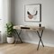 Homeroots 42" Taupe and Black Computer Desk With Two Drawers 489886 - alternate 5