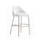 Manhattan Comfort Gracie Barstool in White and Gold - Set of 2 2-BS022-GWH - alternate 8