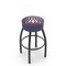 Holland Bar Stool Co 30" 4" Arizona Cushion Seat, Blk Wrinkle Base Swivel Bar Stool L8B130ArizUn - alternate 1